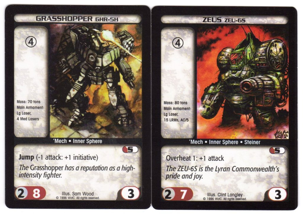 BattleTech CCG介绍规则测评与玩家评价桌游圈